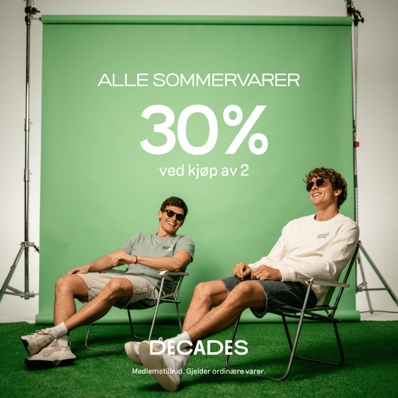 30 % på sommervarer Decades