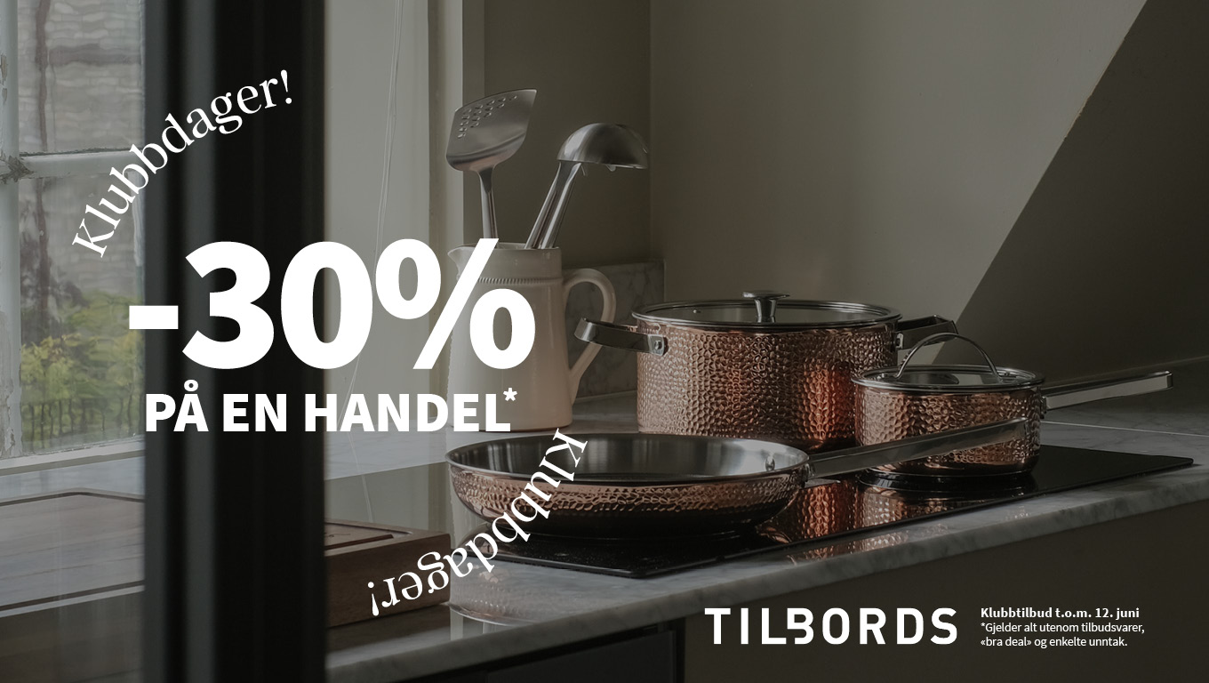 - 30% på en handel Tilbords