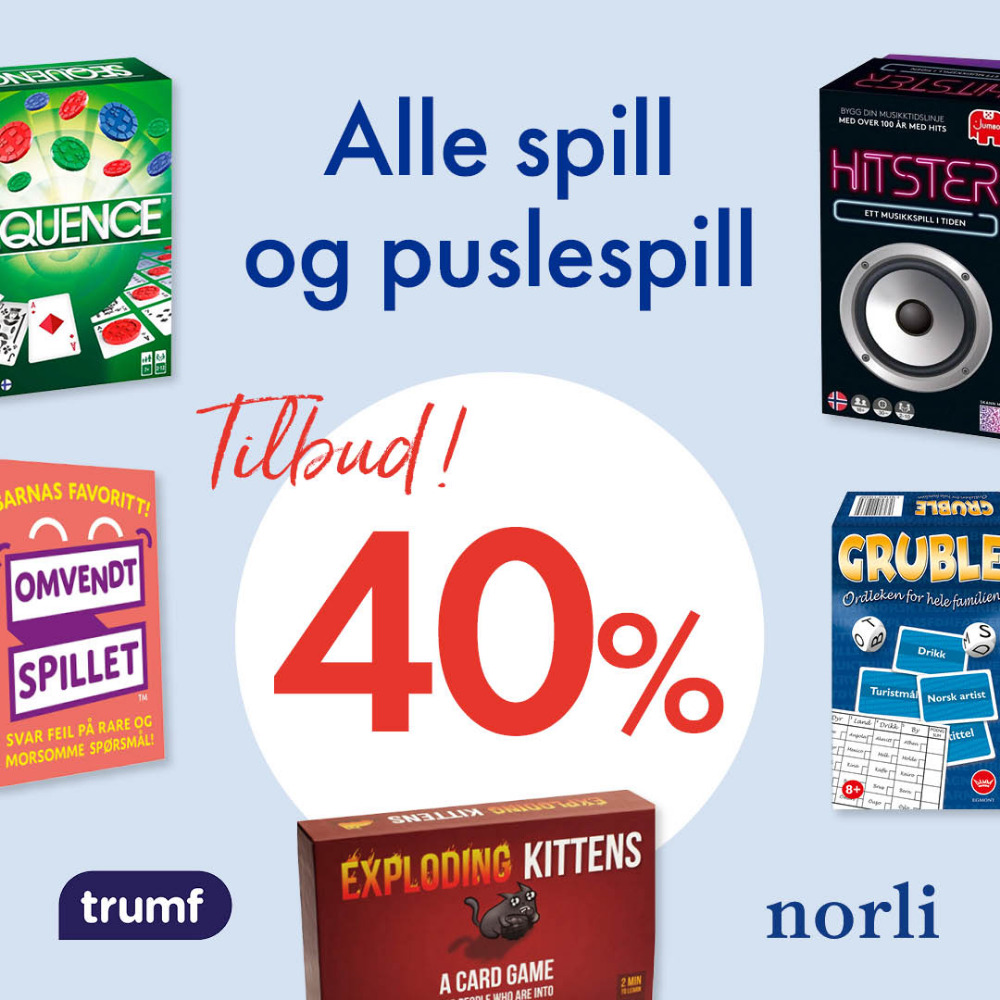 40 % på spill Norli