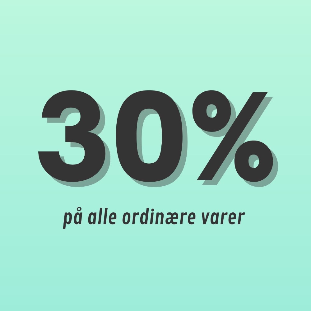 30% på alle ord.varer Vice Capo